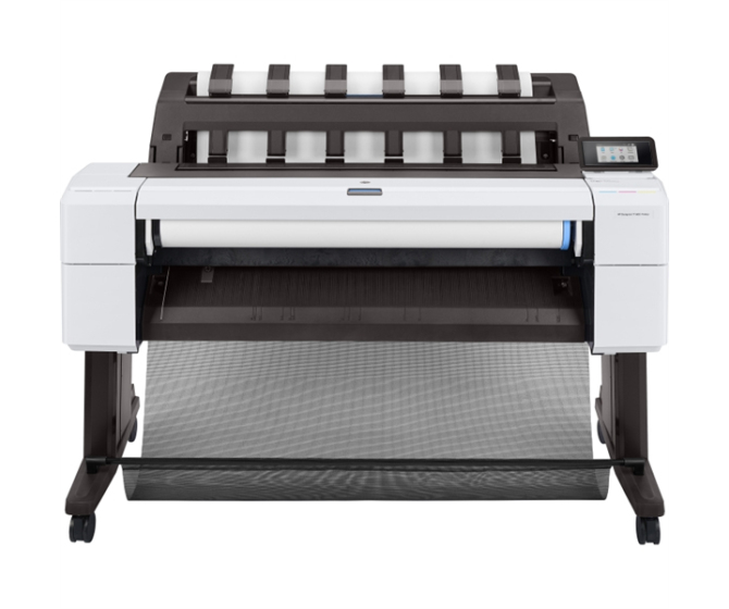 HP DesignJet T1600dr (36",2400x1200dpi, 3 A1 ppm, 128Gb(virtual), 500Gb Enc. HDD, GigEth, stand, media bin, output tray 100, sheetfeed, 2 rollfeed,autocutte6 cartr.,repl. L2Y23A) - фото №2