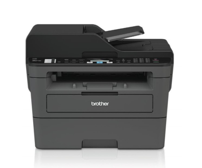 Brother MFC-L2710DN, P/C/S/F, A4, 30 стр/мин, 64 МБ, Duplex, ADF50, GigaLAN,USB, лоток 250 л., старт.картридж 700 стр.Ex.MFCL2700DNR1 - фото №1