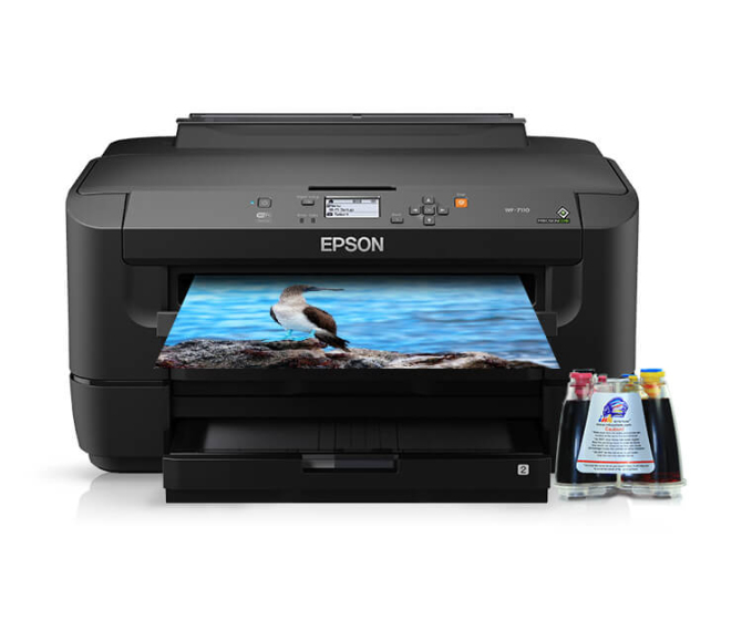 МФУ струйный 4 цв. Epson WorkForce WF-7710DWF, А3+, копир/принтер/сканер/факс, лоток 250л, ADF, Dupl, Eth, USB, WiFi - фото №1