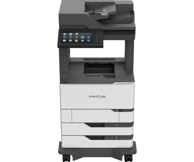 Pantum BM7800FDN, Mono laser, A4, 52 ppm (max 300000 p/mon), 1.2 GHz, 1200x1200 dpi, 2048 MB RAM, Duplex, paper tray 2*550 pages, USB, LAN, start. cartridge 11000 pages - фото №1
