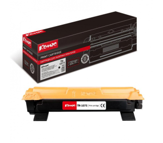 Картридж лазерный Комус TN-1075 для Brother черный совместимый - фото №1