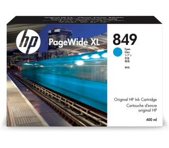 Cartridge HP 849 для PageWide XL 3900 MFP, голубой, 400 мл (Срок гарантии Апрель 2021!) - фото №1