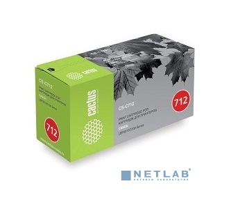 CACTUS Cartridge 712S Картридж (CS-C712S) для принтеров CANON LBP-3010/3100 1500 стр. - фото №1