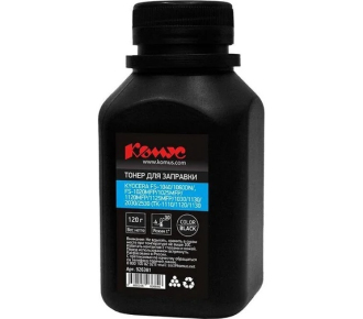 Тонер Комус черн. для Kyocera TK-1110/1120/1130(120 г) - фото №1
