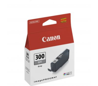 Картридж CANON PFI-300 GY серый - фото №1