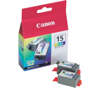 К-ж CANON BCI-15, цветной, ориг., 2шт, BJ-170 - фото №1