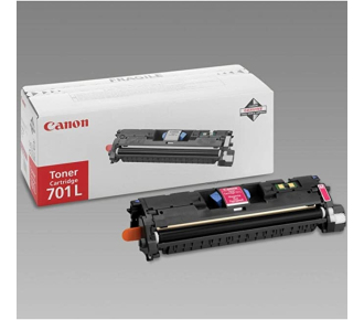 Тонер-картридж CANON 701L М LBP-5200/MF8180 красный оригинал - фото №1