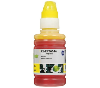 CACTUS C13T66444A Чернила CS-EPT6644 для Epson L100, желтые, 100ml - фото №1