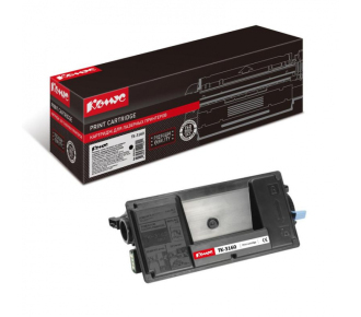 Картридж лазерный Комус TK-3160 для Kyocera черный совместимый - фото №1