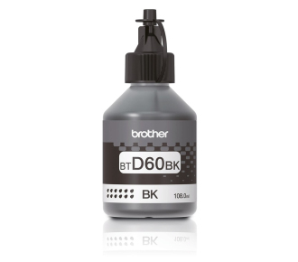 Brother Бутылка с оригинальными чернилами BTD60BK для принтера DCP-T710W, DCP-T510W, DCP-T310. Емкость до 6500 страниц.(BTD60BK) - фото №1