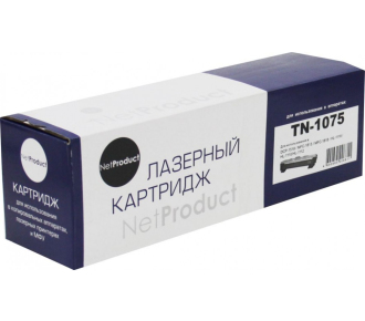 NetProduct TN-1075 Картридж для Brother HL-1010R/1112R/DCP-1510R/1512/MFC-1810R/1815, 1К - фото №1