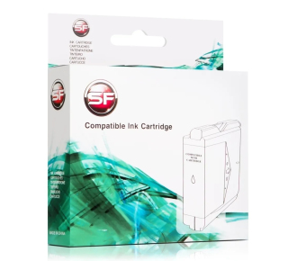 Картридж струйный совместимый Brother LC-1100C голубой 19 мл SuperFine - фото №1