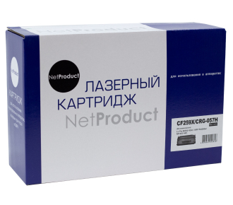 NetProduct CF259X/057H Тонер-картридж (N-CF259X/057H) для HP LJ Pro M304/404n/MFP M428dw/MF443/445, 10K (без чипа) - фото №1