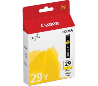 К-ж CANON PGI-29 Y Yellow для Pixma Pro 1 желтый - фото №1
