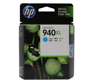 Картридж струйный HP 940XL C4907AE голубой повышенной емкости оригинальный - фото №1