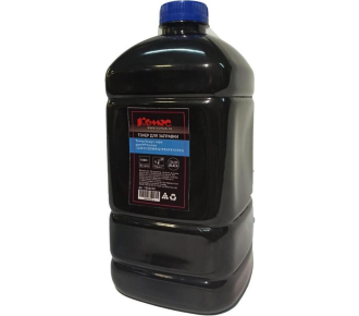 Тонер Комус чёрн для HP/Canon ( Q2612/Q5949/Q7553/FX10/703) (1000 г) - фото №1