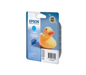 Картридж EPSON T0552 голубой для RX240/RX420/RX520 - фото №1