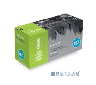 CACTUS CE278A Картридж (CS-CE278AS) для LaserJet P1566/P1606w, чёрный, 2100 стр. - фото №1