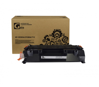 Картридж лазерный Galaprint CE505A/CF280A/719 для HP/Canon черный совместимый - фото №1