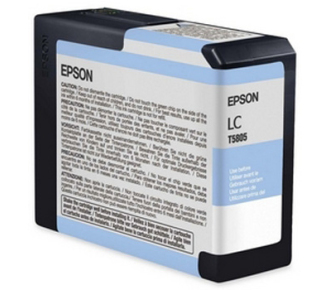 Струйные картриджи/ Epson Stylus Pro 3800 Ink Cartridge (80ml) Light Cyan - фото №1