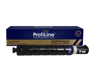 Тонер-туба C-EXV54C Cyan 8500 копий ProfiLine - фото №1