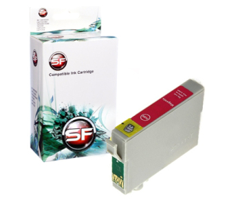 Картридж струйный совместимый Epson T0633M пурпурный SuperFine - фото №1