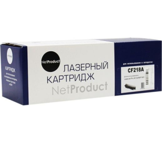 NetProduct CF218A Тонер-картридж для HP LaserJet Pro M104/MFP M132, 1,4K, С ЧИПОМ - фото №1
