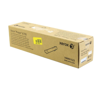Тонер-картридж Xerox Phaser 6700 (12K стр.), голубой - фото №1