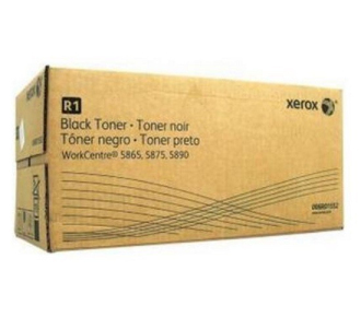 Тонер-картридж XEROX WC 5865/5875/5890 (2 тубы+ бункер) 110К - фото №1
