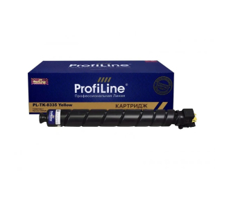 Тонер-туба TK-8335Y Yellow 15000 копий ProfiLine - фото №1