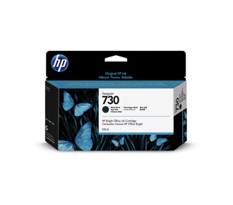 Cartridge HP 730 для DesignJet T1600/T1700/T2600, 130 мл, черный матовый - фото №1