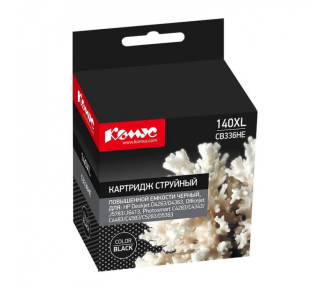 Картридж струйный Комус 140XL CB336HE для HP совместимый черный повышенной емкости - фото №1