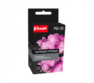 Картридж струйный Комус PGI-35 для Canon совместимый черный - фото №1