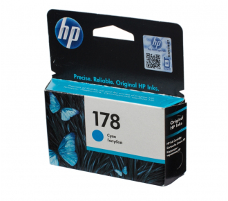 К-ж HP CB318HE Photosmart C5383/C6383 № 178 стандартный голубой - фото №1