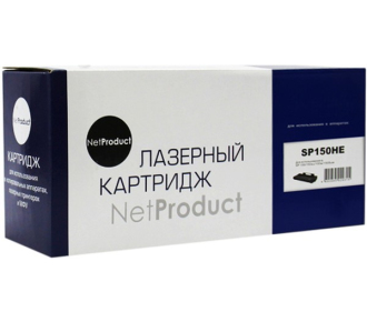 Картридж NetProduct (N-SP150HE) для Ricoh Aficio SP 150/SU/W/SUW, 1,5K - фото №1