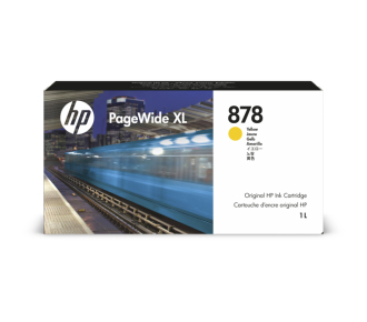 Cartridge HP 878 для PageWide XL 8200, желтый, 1000 мл - фото №1