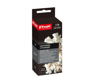 Картридж струйный Комус 178 CB316HE для HP совместимый черный - фото №1