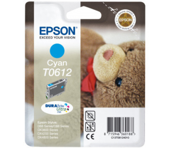 Картридж Epson Singlepack Cyan T0612 DURABrite Ultra Ink - фото №1