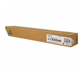 Тонер-картридж тип SP C830DNE (27K) голубой RICOH Aficio SP C830DN/C831DN 821188 - фото №1