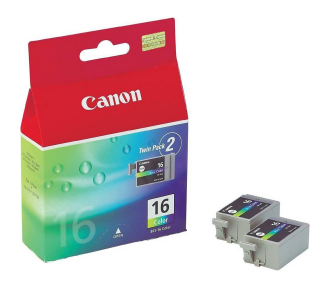 Картридж CANON BCI-16 цветной, 100 стр  2 картриджа - фото №1