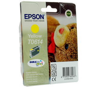Картридж Epson Singlepack Yellow T0614 DURABrite Ultra Ink - фото №1