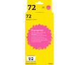 T2 C9372A Картридж (IC-H9372) №72 для HP Designjet T610/T620/T770/T790/T1100/T1200/T1300/T2300, пурпурный, 600 стр. - фото 1