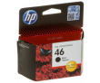 Картридж 46 для HP DJ 2020/2520,1,5К  (O) CZ637AE, BK - фото 1