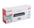 Тонер-картридж CANON 707C к LBP 5000/5100 синий оригинал - фото 1