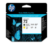 HP C9384A Печатающая головка №72, Matte Black & Yellow {DJ T610/T620/T770/T1100/T1120/T1200, Matte Black & Yellow} - фото 1