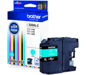 Brother LC525XLC Картридж ,Cyan DCP-J100/J105/J200, Cyan, (1300стр.) (LC525XLC)