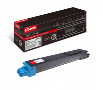 Картридж лазерный Комус TK-8115C для Kyocera голубой совместимый