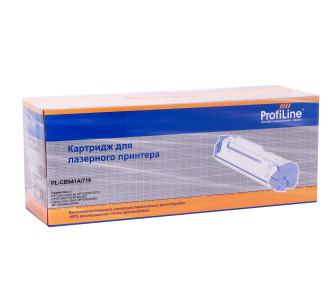 Картридж CB541A/716 (№125A) Cyan 1400 копий ProfiLine