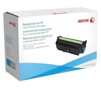 Картридж Xerox for HP LJ CP3525/CM3530 (7,6K стр.), голубой