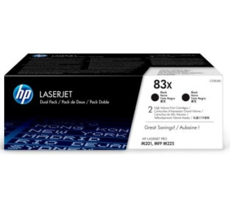 Картридж HP 83X лазерный увеличенной емкости упаковка 2 шт (2*2200 стр)